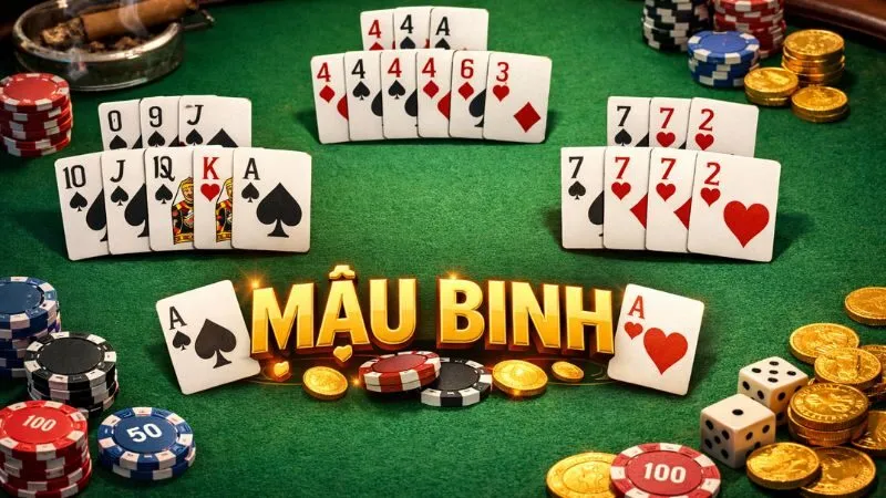 Cách Xếp Bài Mậu Binh (Binh Xập Xám) Đỉnh Cao Như Cao Thủ